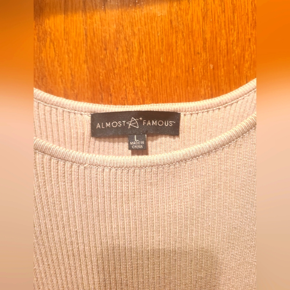 Almost Famous Ribbed Sweater Dress - Picture 4 of 4